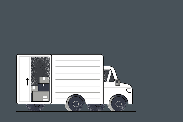 a delivery truck